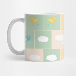 Clouds and birds Mug